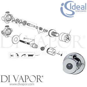 Ideal Standard 2 Way Shower Diverter High Pressure Systems Spare Parts